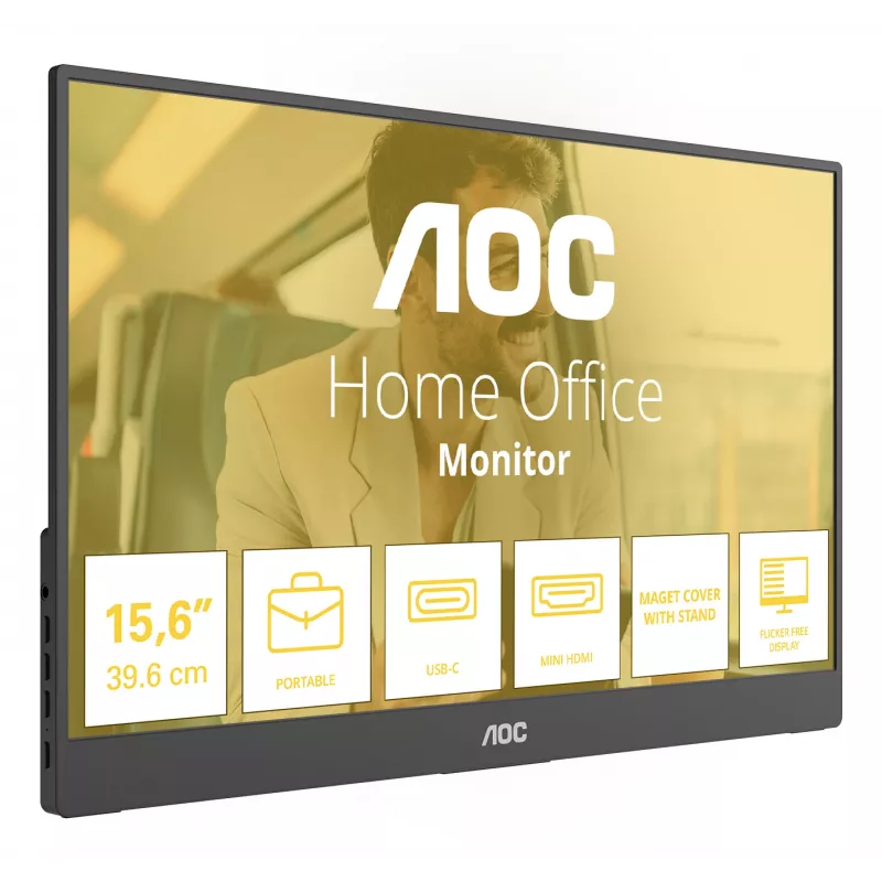 Nešiojamas monitorius AOC 16T20E2 15.6 colio Full HD IPS