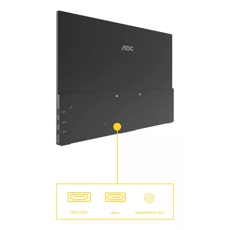 Nešiojamas monitorius AOC 16T20E2 15.6 colio Full HD IPS