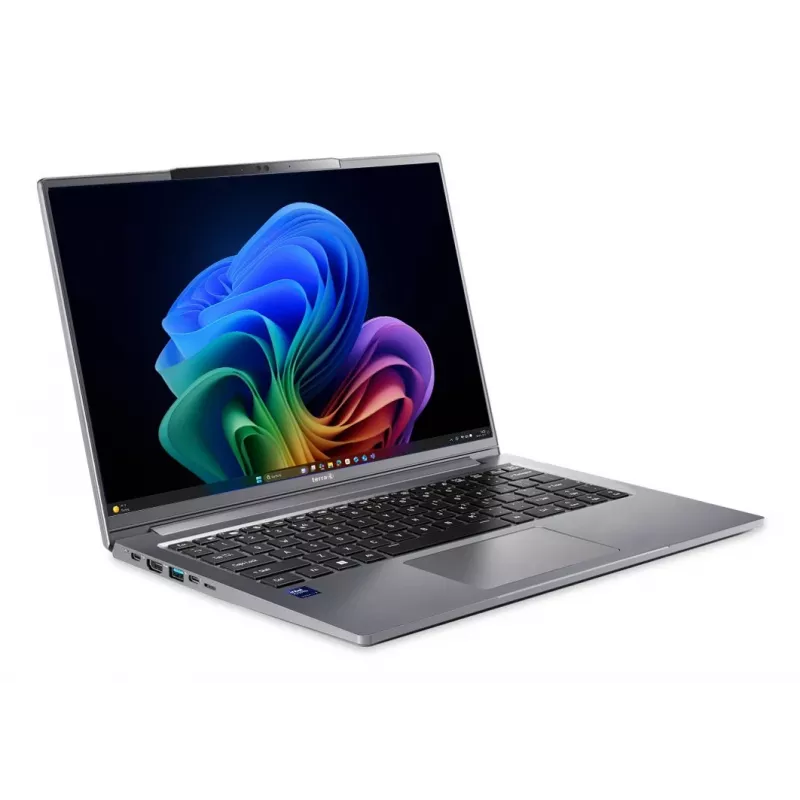 Nešiojamas kompiuteris TERRA Mobile 1471L Copilot+ PC Intel Core Ultra 7 258V 35.6 cm (14 inch) WUXGA 32 GB DDR5-SDRAM 1 TB SSD Wi-Fi 7 (802.11be) Windows 11 Pro Pilka