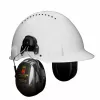 Apsauginės klausos ausinės 3M H520P3E-410-GQ Šalmo tipo Juodos