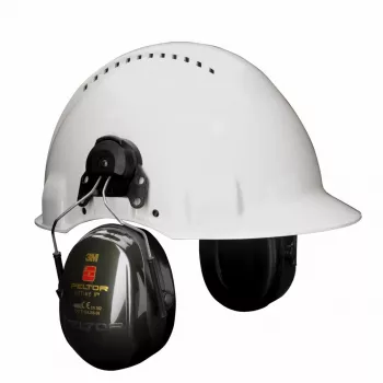 Apsauginės klausos ausinės 3M H520P3E-410-GQ Šalmo tipo Juodos