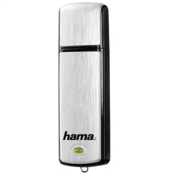 Hama Fancy USB atmintukas 32 GB 2.0 Juodas, Sidabrinis
