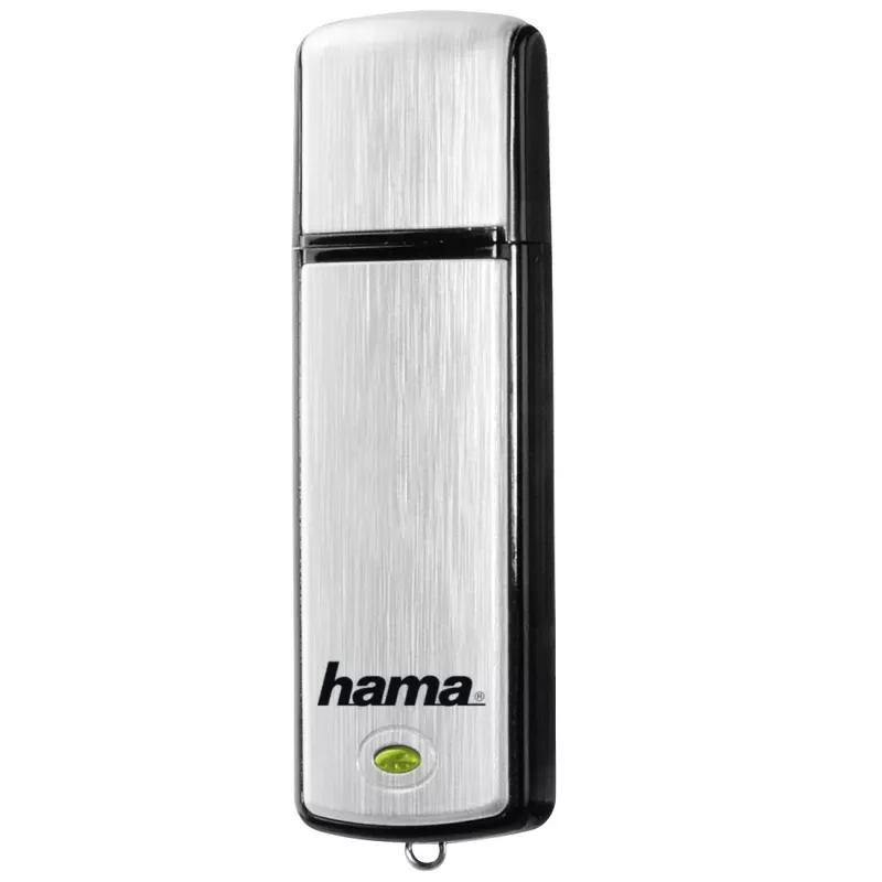 Hama Fancy USB atmintukas 32 GB 2.0 Juodas, Sidabrinis