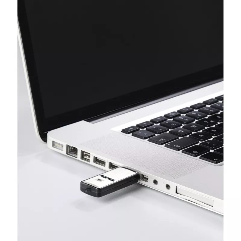 Hama Fancy USB atmintukas 32 GB 2.0 Juodas, Sidabrinis