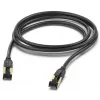 Hama 00202003 tinklo kabelis 5 m Cat8 S/FTP (S-STP) juodas
