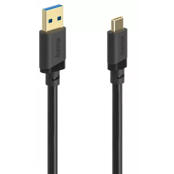 Hama 00202005 USB 3.2 Gen 1 (3.1 Gen 1) laidas 0.75 m USB A USB C juodas