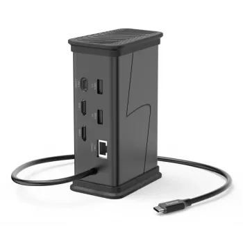 Hama 00200150 USB-C stotelė 9 prievadai 2x HDMI USB-A USB-C LAN