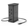 Hama 00200150 USB-C stotelė 9 prievadai 2x HDMI USB-A USB-C LAN