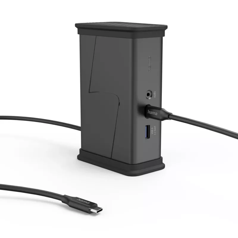 Hama 00200150 USB-C stotelė 9 prievadai 2x HDMI USB-A USB-C LAN