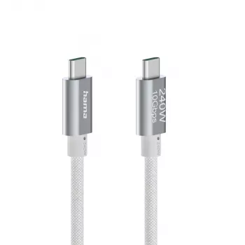 Hama Full-Featured USB 3.2 Gen 2 laidas 1,5 m USB-C baltas