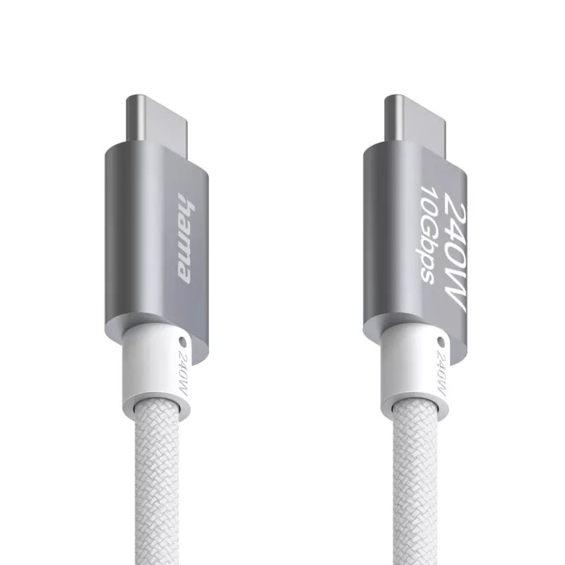 Hama Full-Featured USB 3.2 Gen 2 laidas 1,5 m USB-C baltas
