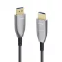 Hama 00202036 HDMI laidas 15 m HDMI A tipo (standartinis) Juoda, Pilka, Sidabrinė