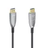 Hama 00202036 HDMI laidas 15 m HDMI A tipo (standartinis) Juoda, Pilka, Sidabrinė