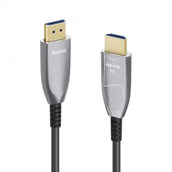Hama 00202036 HDMI kabelis 20 m HDMI A tipo (Standartinis) Juoda, Pilka, Sidabrinė
