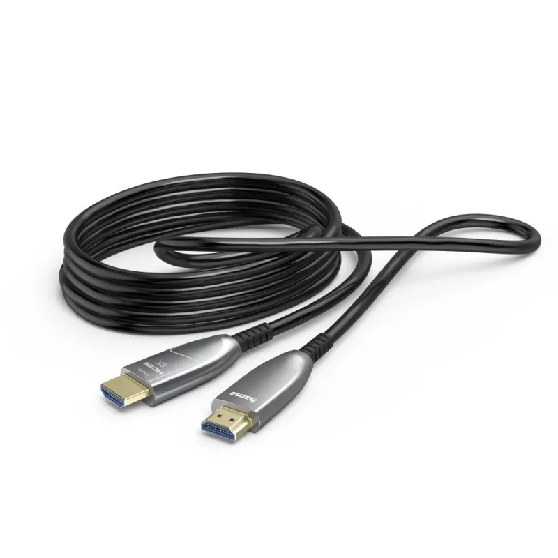 Hama 00202036 HDMI kabelis 20 m HDMI A tipo (Standartinis) Juoda, Pilka, Sidabrinė