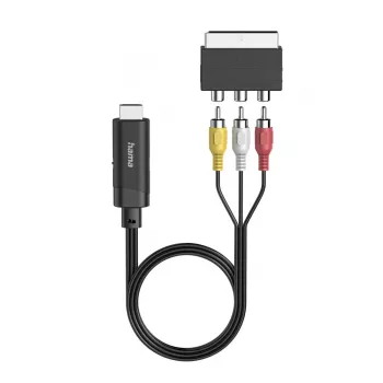 Hama 00205775 vaizdo kabelio adapteris HDMI Type A (Standartinis) SCART (21 kontaktų) Juodas