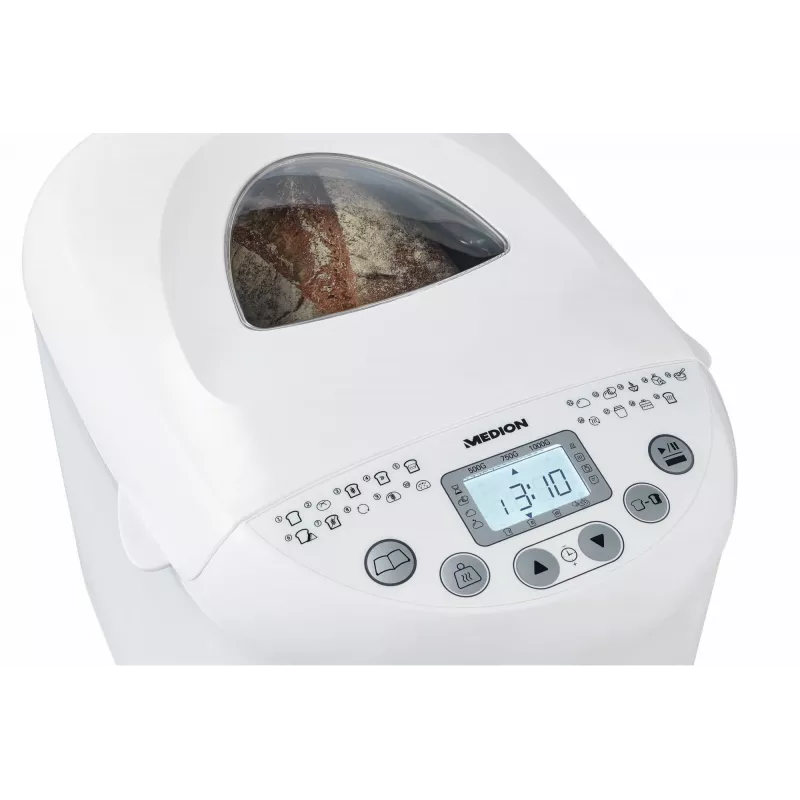 Duonos kepimo aparatas MEDION MD 11011 550 W Baltas 1 kg Skaitmeninis laikmatis