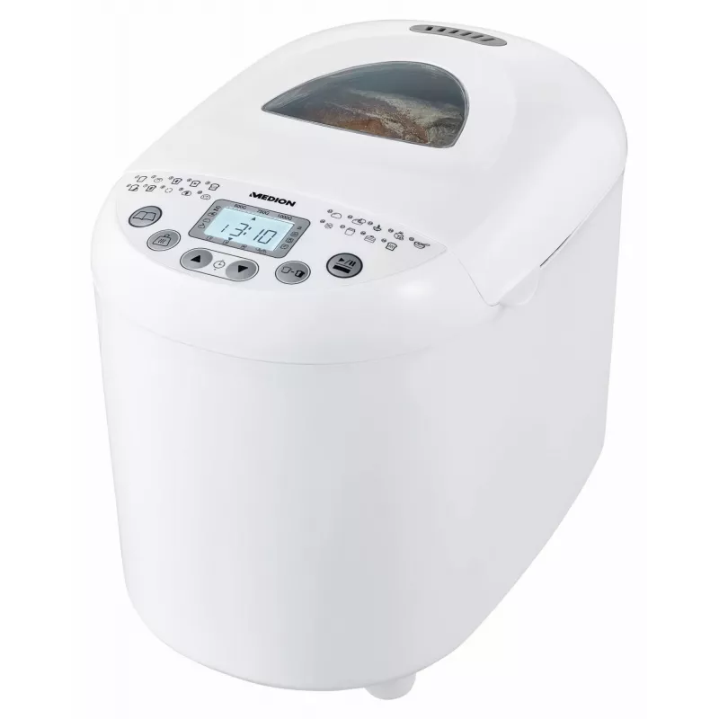 Duonos kepimo aparatas MEDION MD 11011 550 W Baltas 1 kg Skaitmeninis laikmatis