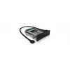 ICY BOX IB-174SSK-U 13,3 cm (5,25 colio) Kietojo disko dėklas Juodas