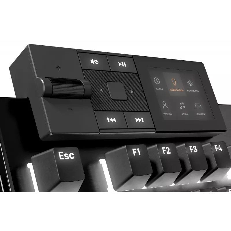 be quiet! Dark Mount Silent Linear FR ISO klaviatūra, mechaninė, USB, AZERTY, juoda, žaidimams