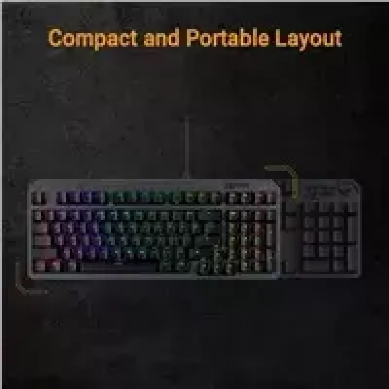 Mechaninė žaidimų klaviatūra ASUS TUF Gaming K3 Gen II RGB apšvietimu