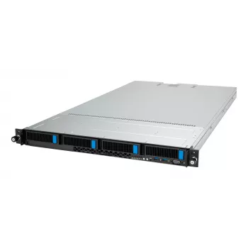 ASUS RS501A-E12-RS4 1U stelažinis serveris, Socket SP5, juodas/sidabrinis