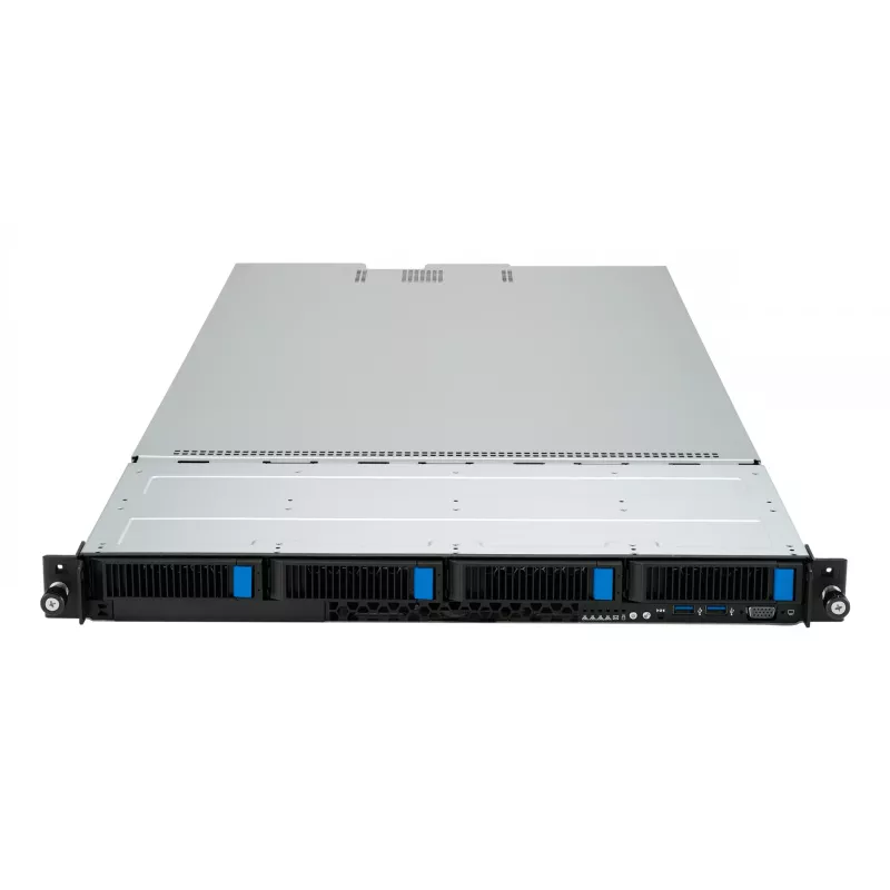 ASUS RS501A-E12-RS4 1U stelažinis serveris, Socket SP5, juodas/sidabrinis