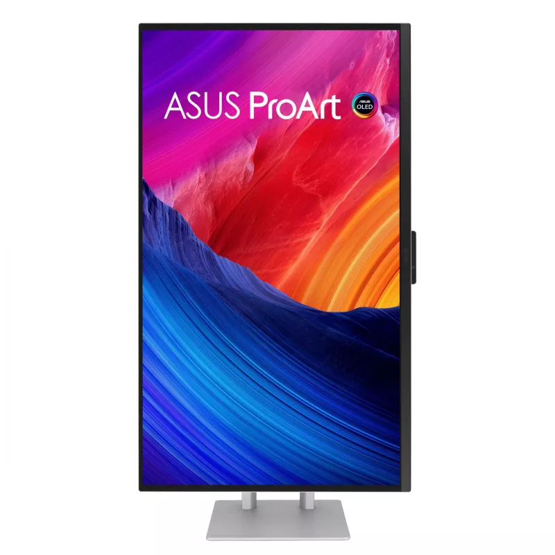 Kompiuterio monitorius ASUS ProArt PA27UCDMR 67,3 cm (26,5 colio) 3840×2160 4K OLED sidabrinis, 0,1 ms, USB 3.2 Gen 2, garsiakalbiai, VESA