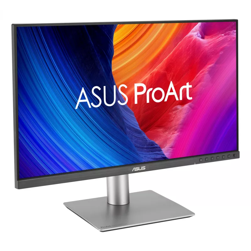 Monitorius ASUS ProArt PA278CGRV 27 colių (68.6 cm) QHD 2560×1440 IPS LCD sidabrinis, 5 ms, USB-C, USB 3.2 hub, garsiakalbiai, VESA, aukščio reguliavimas