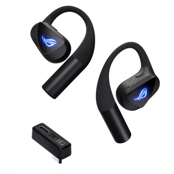 Ausinės ASUS ROG Cetra Open Wireless TWS Bluetooth Kabliukai Juodos, 20–20000 Hz, 116 g