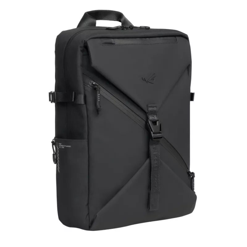 Krepšys nešiojamam kompiuteriui ASUS ROG Archer Backpack 16 BP2600 – tinka 40,6 cm (16 colių), poliesteris ir oda, juoda