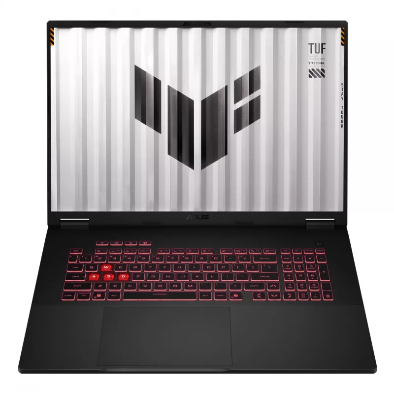 ASUS TUF Gaming A18 TUF808UM-DICS8103W nešiojamas kompiuteris 45,7 cm (18 colių) WUXGA AMD Ryzen 7 260 32 GB DDR5 1 TB SSD NVIDIA GeForce RTX 5060 Wi-Fi 6E Windows 11 Home juoda, pilka