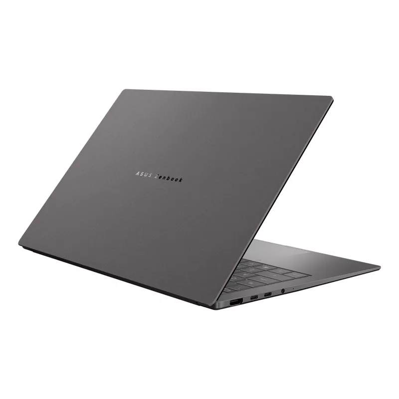 Nešiojamas kompiuteris ASUS Zenbook S14 UX5406AA-SU052W — Intel Core Ultra 9 386H, 14 colių 3K lietimui jautrus ekranas, 32 GB LPDDR5x, 1 TB SSD, Windows 11 Home, pilka spalva