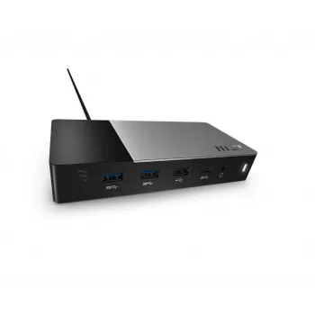 MSI USB-C Docking Station Gen 2 USB 3.2 Gen 2 Type-C juoda