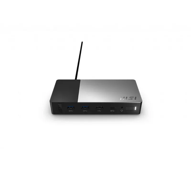 MSI USB-C Docking Station Gen 2 USB 3.2 Gen 2 Type-C juoda