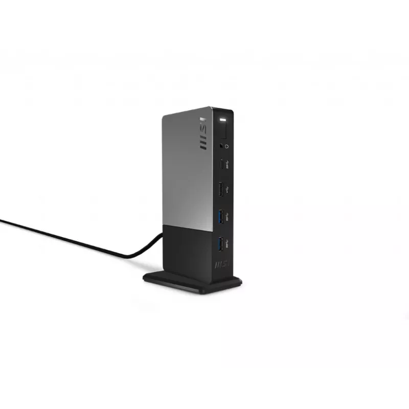 MSI USB-C Docking Station Gen 2 USB 3.2 Gen 2 Type-C juoda