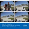 TP-Link Tapo vaizdo durų skambutis D235 + D100C, 2K 5MP, 180° DFOV, IP66, belaidis
