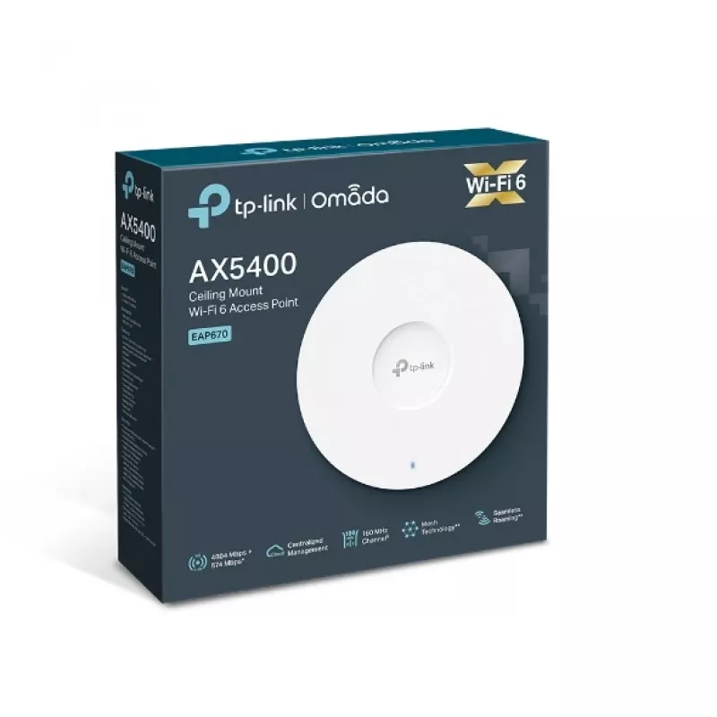 Prieigos taškas TP-Link Omada AX5400 Wi-Fi 6 2.4 GHz 5 GHz