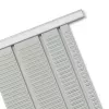 Nobo T-Card Metal Panels Size 2, 32 lizdai, pilki