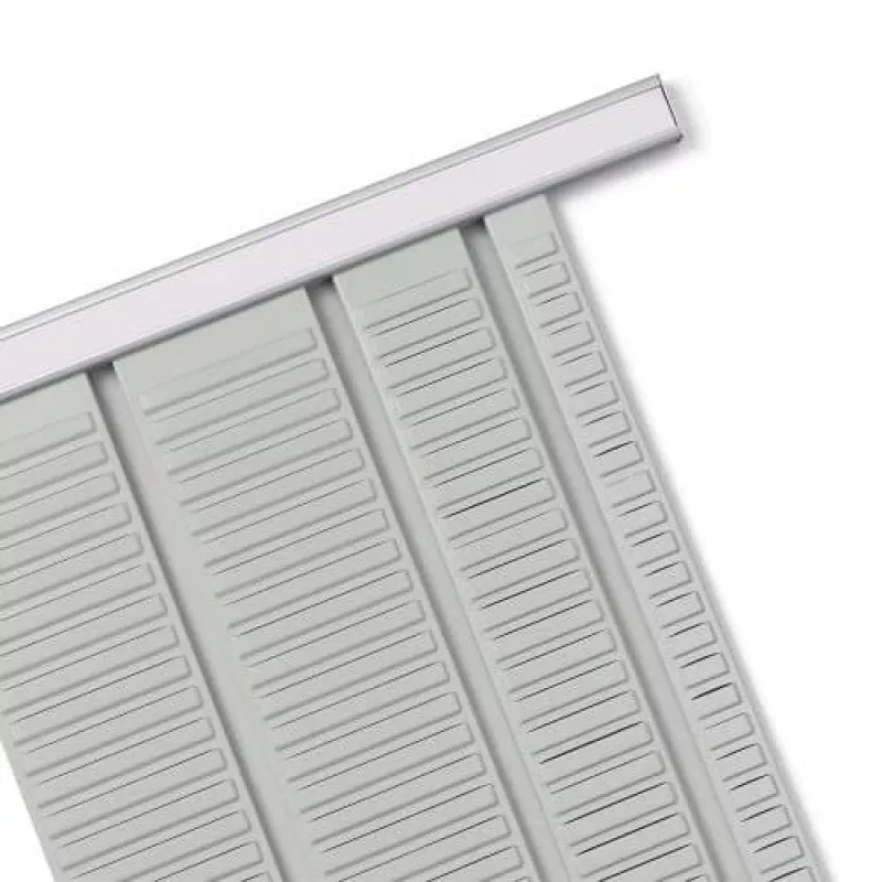 Nobo T-Card Metal Panels Size 2, 32 lizdai, pilki