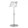 Nobo Essence A3 informacinis stovas, sidabrinis, 463 mm, 1475 mm, 300 mm, 2,3 kg, 420 mm