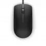 DELL MS116 – Laidinė pelė, juoda, ambidekstrinė, optinė, USB-A, 1000 DPI