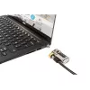 DELL 461-AAEU kabelinė spyna, juoda, nerūdijantis plienas, 1,8 m