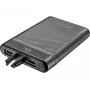 Sandberg Survivor Nano Powerbank 10000, 10000 mAh, Li-Ion, 3.7 V, 20 W, juoda