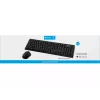 Sandberg Wireless Office DesktopSet INT, belaidė klaviatūra ir pelė, RF, membraninė, QWERTY, juoda
