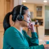 HP Poly Voyager Focus 2 Microsoft Teams sertifikuotas USB-C-C ausinių rinkinys su USB-C/A adapteriu