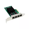 Tinklo plokštė MicroConnect I350-T4 PCIe x4 1GbE – 4 prievadų Gigabit Ethernet PCIe x4