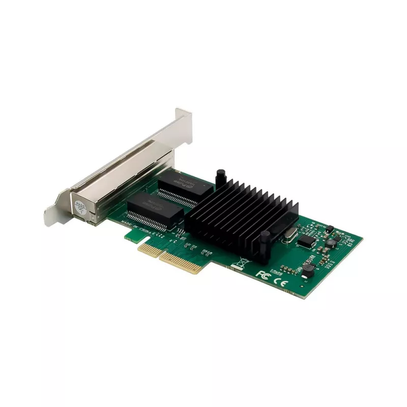 Tinklo plokštė MicroConnect I350-T4 PCIe x4 1GbE – 4 prievadų Gigabit Ethernet PCIe x4