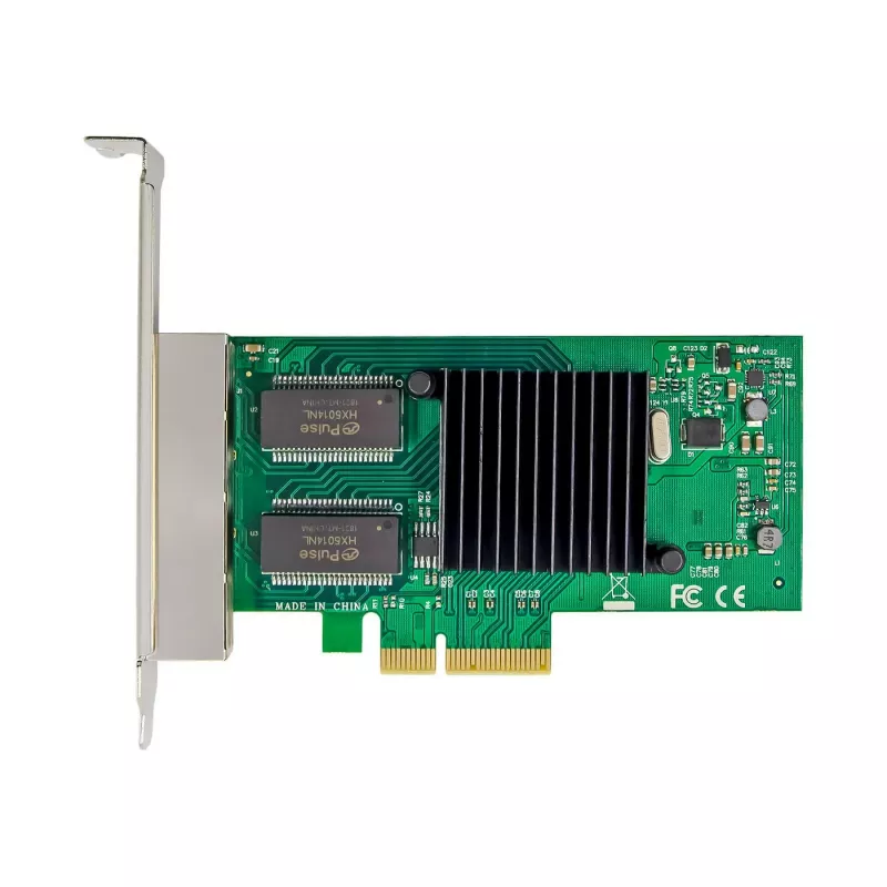 Tinklo plokštė MicroConnect I350-T4 PCIe x4 1GbE – 4 prievadų Gigabit Ethernet PCIe x4