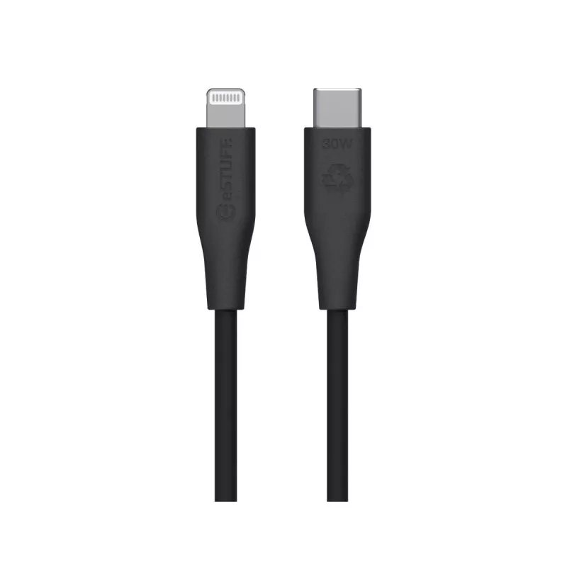 Laidas Lightning – USB-C eSTUFF ES602180-BULK 1 m, juodas, MFi